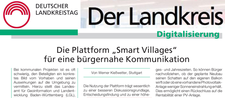 Artikel Der Landkreis - Smart Villages