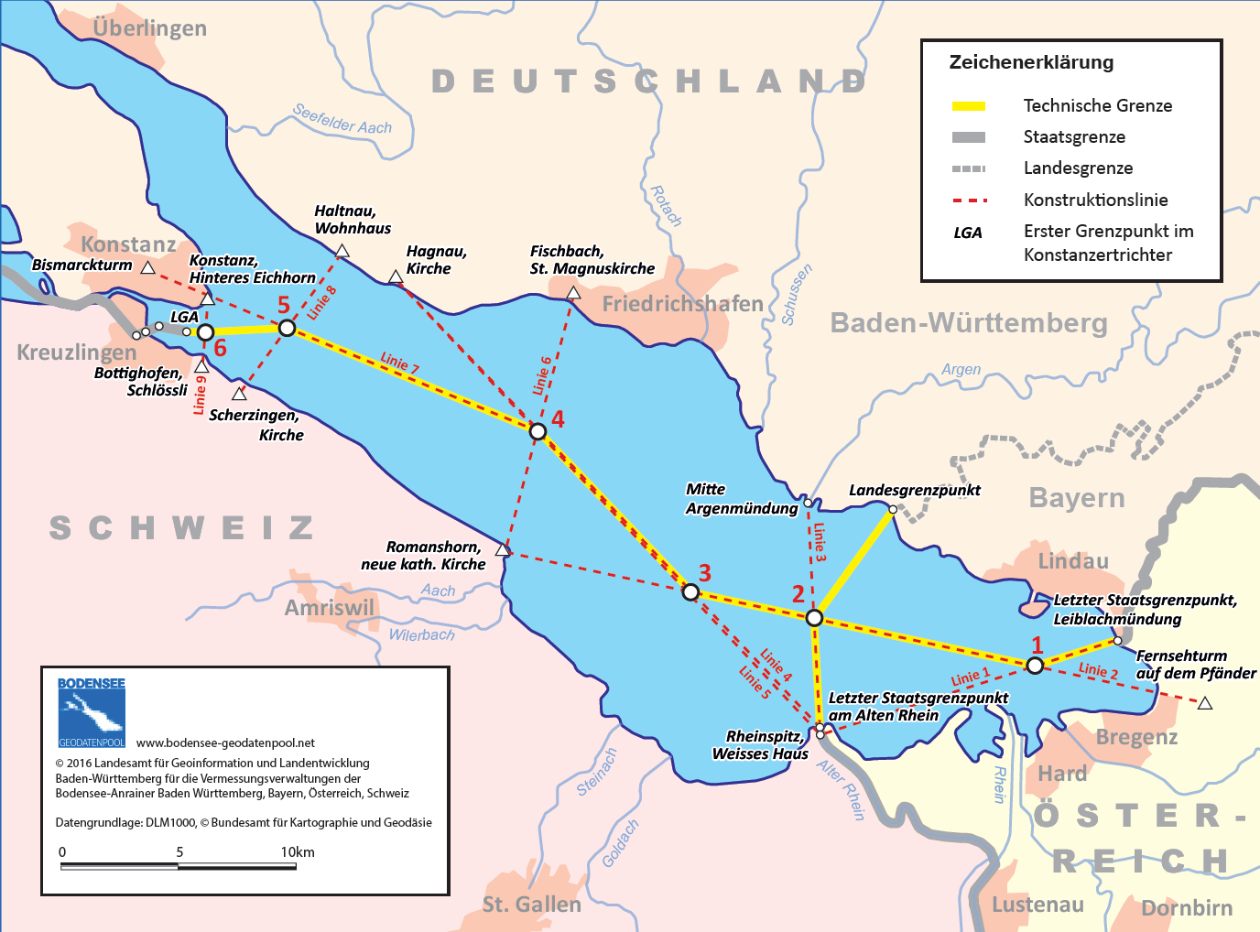 Bodensee Technische Grenzen